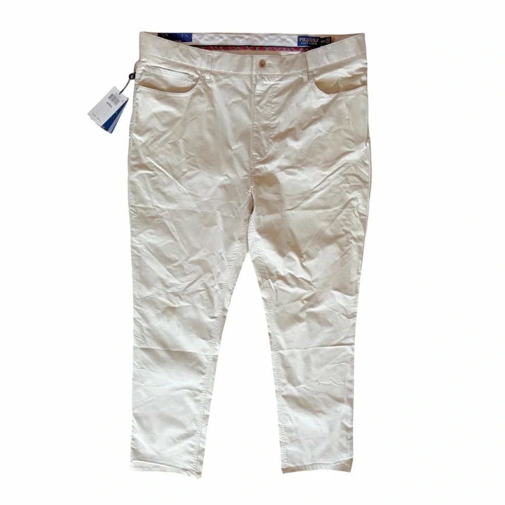 NEW Polo Golf Ralph Lauren Mens 38‎ x 32 Tailored Fit Golf Pants Wicking Chinos
